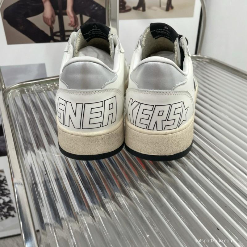 2024 Unisex GGDB White Black Leather Sneakers MJ00260