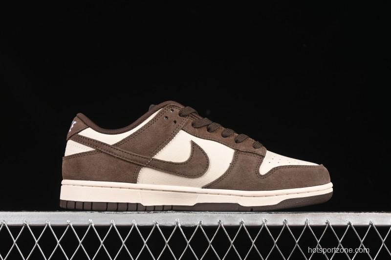 Nike SB Dunk Low White Mocha Low-Top Casual Skate Shoes - FQ8249-104