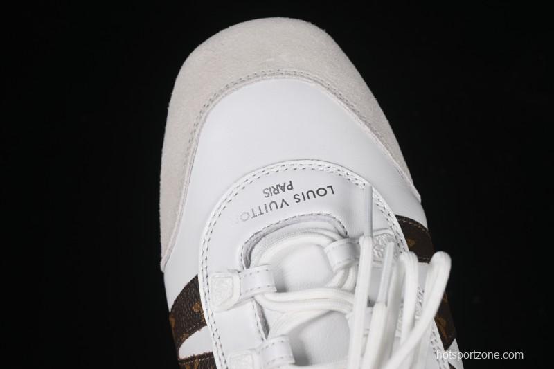 Louis Vuitton Sneakerina Round-Toe Lace-Up Ballet Style Flat Training Shoes - N.F6