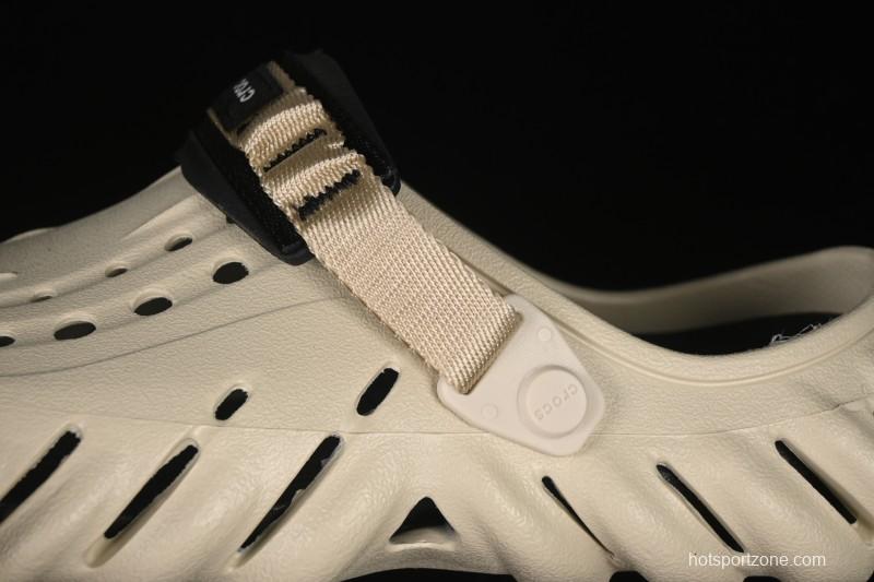 Crocs Bobs Flat Heel Closed Toe Slip-On Beach Clog Sandals