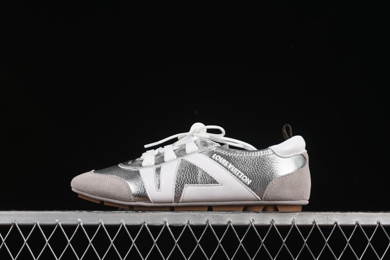 Louis Vuitton Sneakerina Round Toe Lace-Up Ballet Style Flat Training Shoes - N.F6
