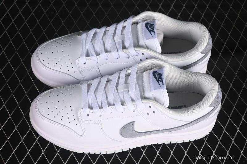 Nike SB Dunk Low White Grey Low-Top Casual Skate Shoes - IH0632-141