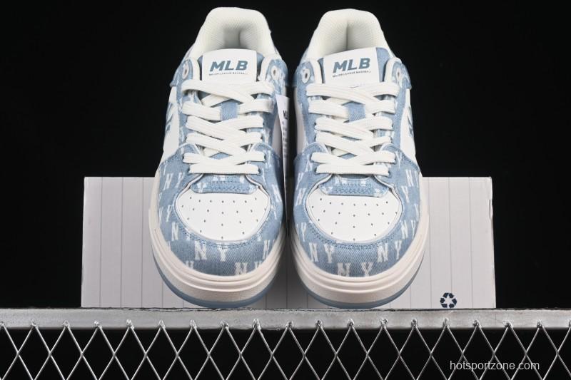 Adidas NY MLB Chunky Liner Embo Monogram New York Yankees Height-Increasing Thick Sole Casual Running Shoes - 3ASXV015N50BLS