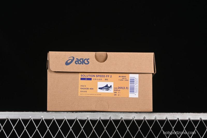 Asics Solution Speed FF 2 Retro Breathable Cushioned Casual Running Shoes - 1042A136-404