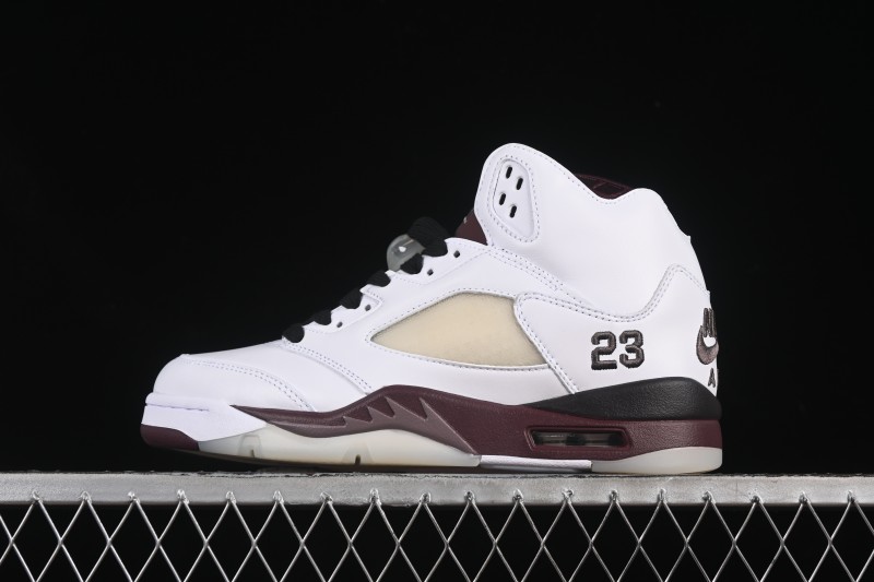 Nike A Ma Maniere x Air Jordan 5 Retro Basketball Shoes with Violet Ore Design - IB1528-100