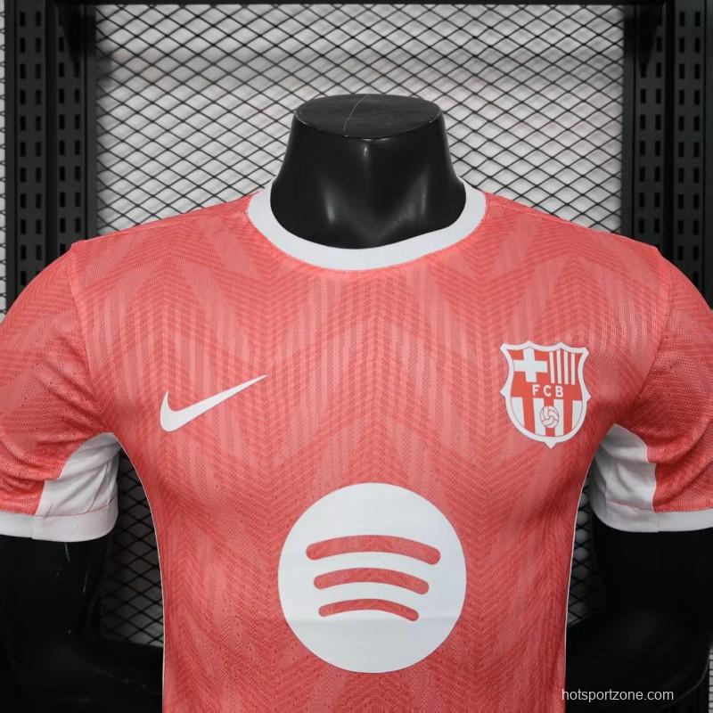 Player Version 25/26 Barcelona Pink with White Trim Jersey