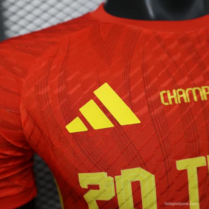 Player Version 25/26 Liverpool 20times Champions Jersey