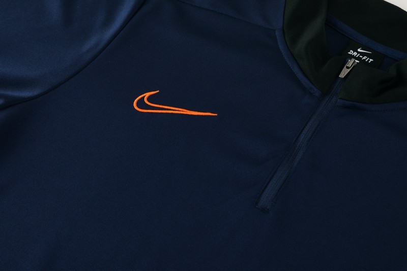 2025 Nike Navy Full Hoodie Zipper Jacket +Long Pants