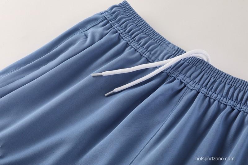 25/26 Cruzeiro Bluish Gray Navy Half Zipper Jacket+Long Pants