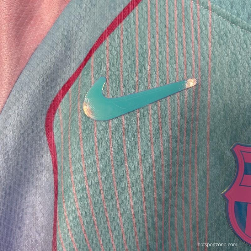 25/26 Kids Barcelona Blue Gradient with Spotify Jersey