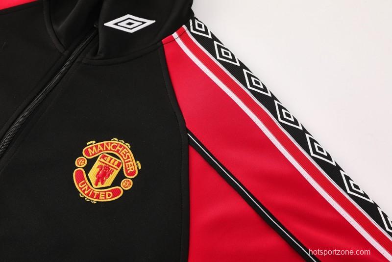25/26 Manchester United UMBRO Vintage Full Zipper Jacket +Long Pants