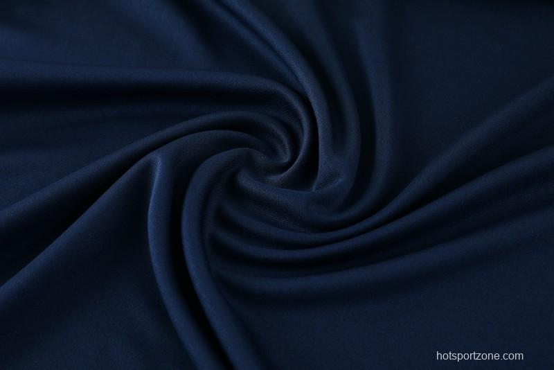 2025 Nike Navy Full Hoodie Zipper Jacket +Long Pants