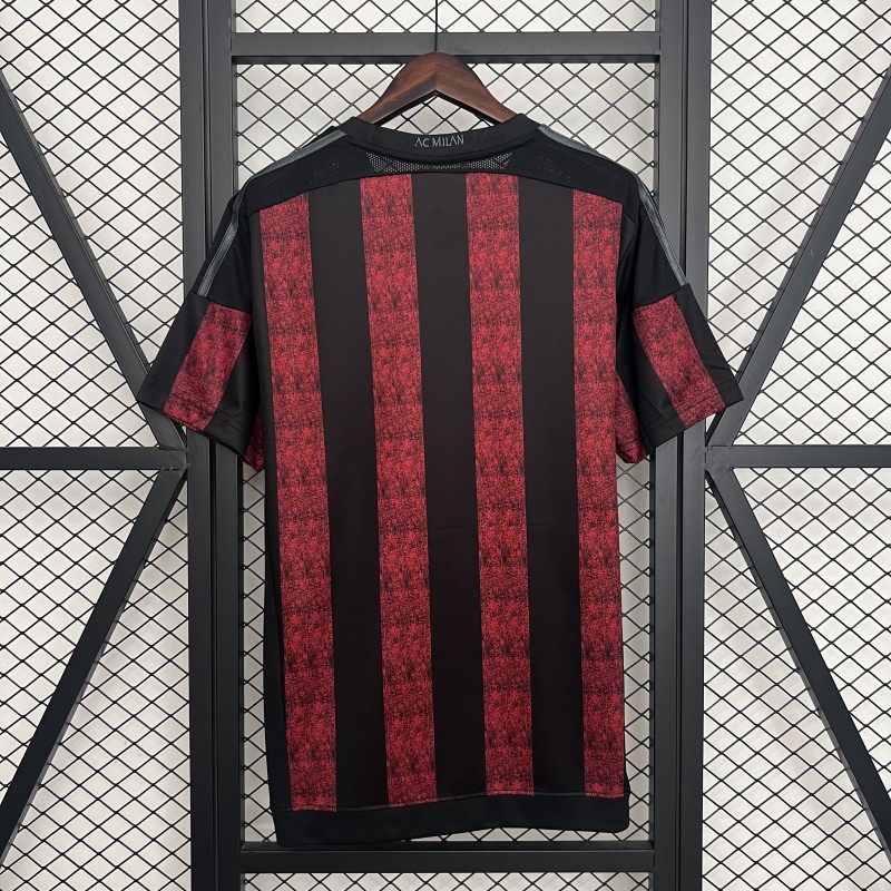 15/16 Retro AC Milan Home Jersey