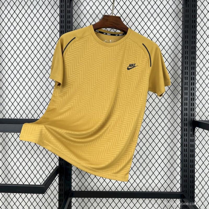 2025 NIKE Sportwear Brown T-Shirt #1044