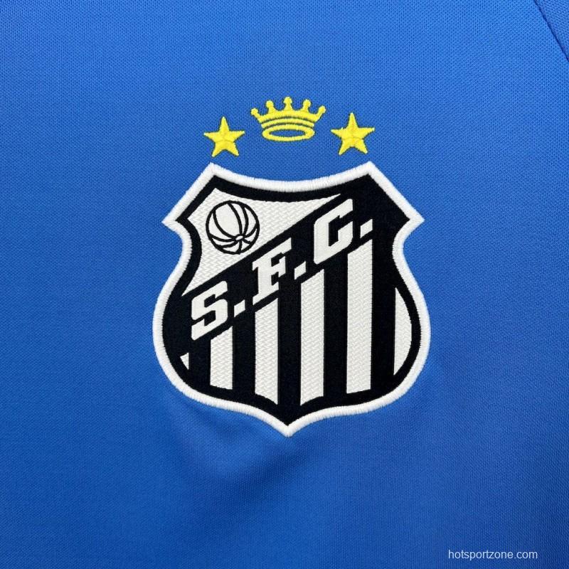 2025/26 Santos Blue Goalkeeper Jersey