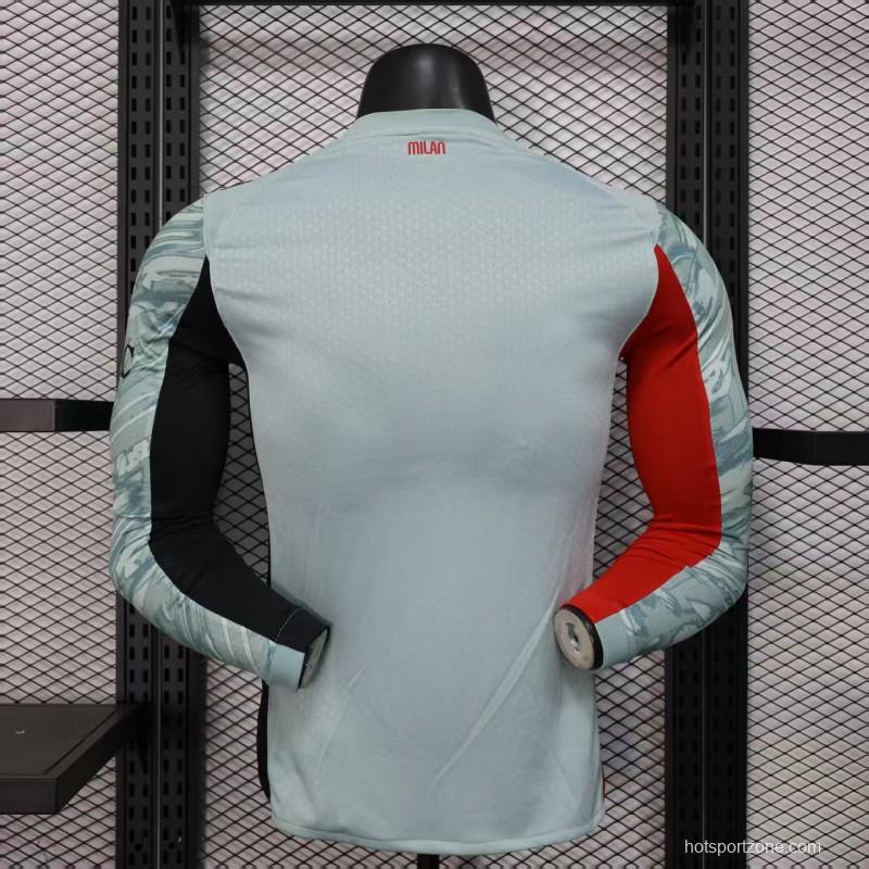 25/26 Player Version AC Milan Home Goalkeeper Long Sleeve Jersey