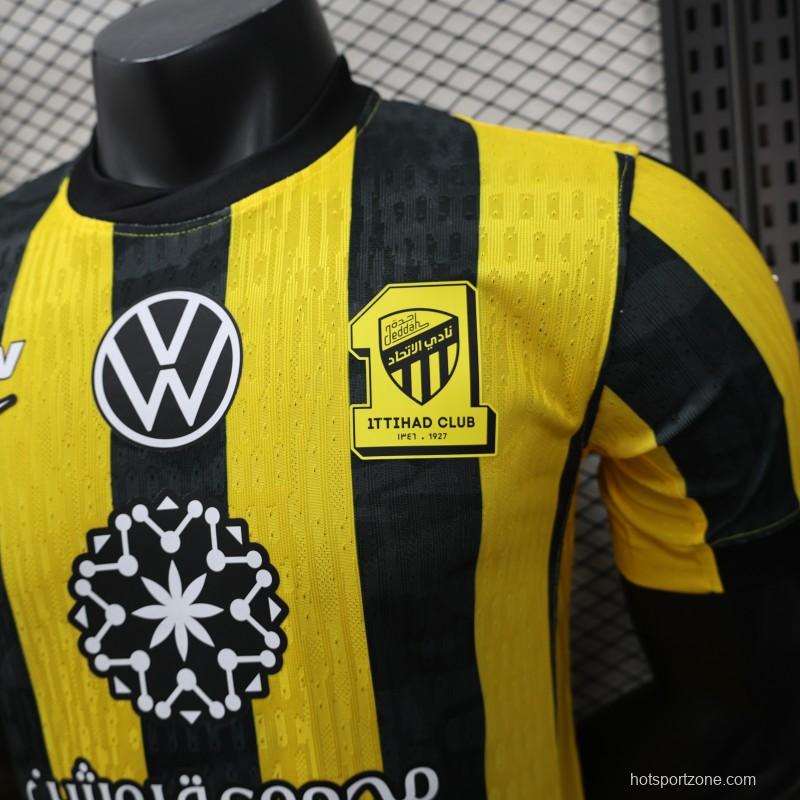 Player Version 25/26 Al-Ittihad Home Jersey