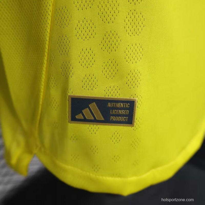 Player Version 25/26 Club America Home Long Sleeve Jersey