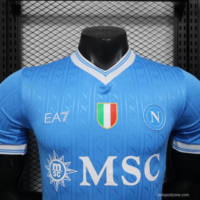 Player Version 25/26 Napoli Home Jersey