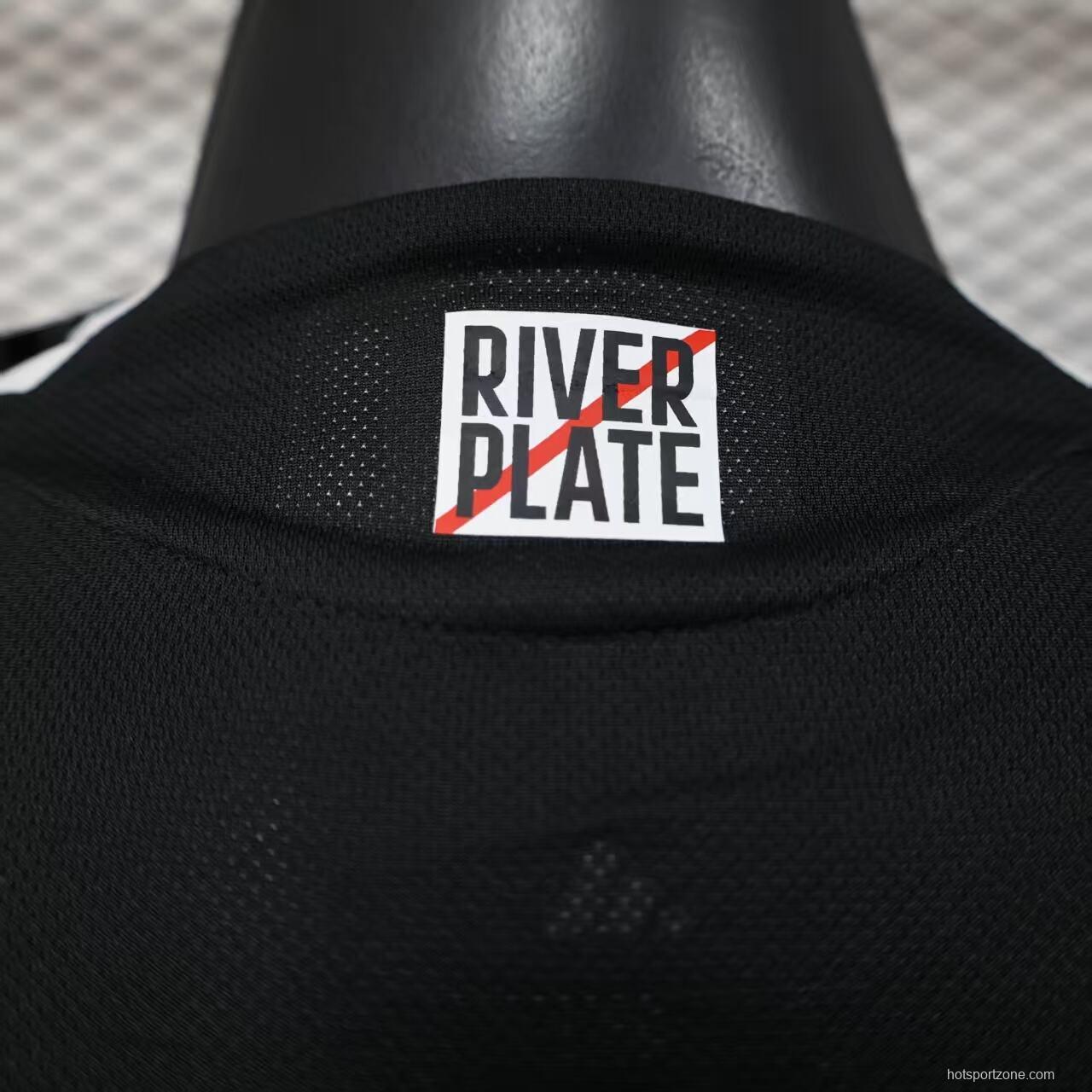 Player Version 25/26 River Plate Away Long Sleeve Jersey