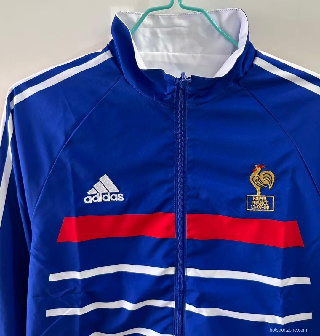 1998 France Blue Windbreaker