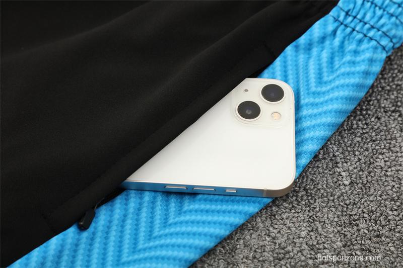 25/26 Napoli Light Blue Camouflage Half Zipper Jacket+Long Pants