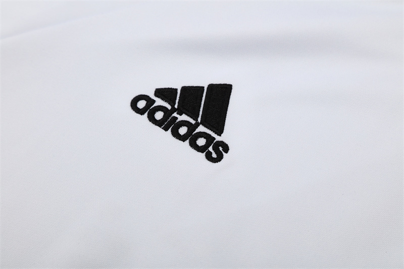Retro 13/14 Real Madrid White Half Zipper Jacket
