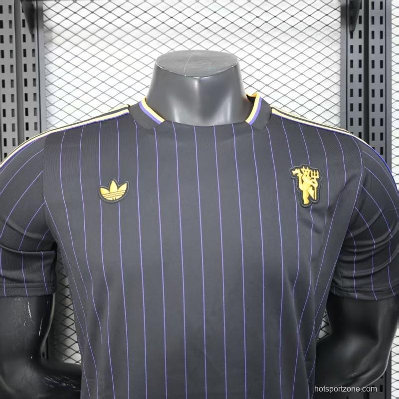 Player Version 25/26 Manchester United Black Casual Jersey