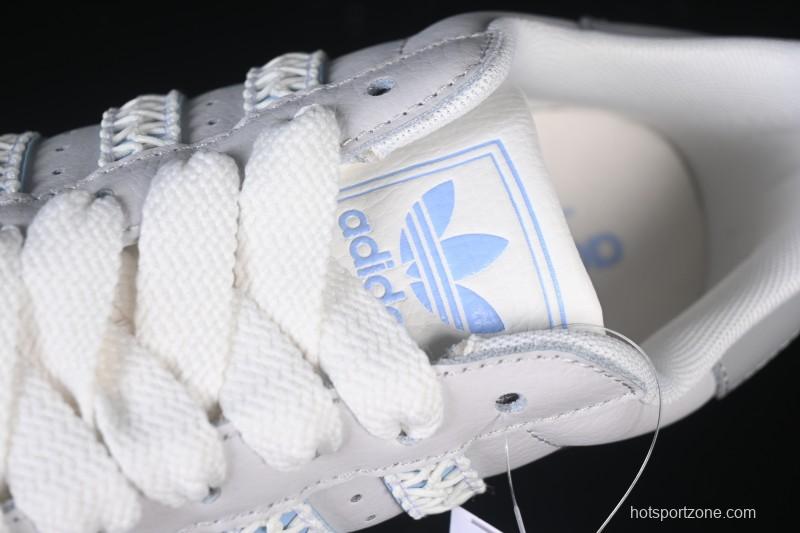 Adidas Superstar II J Casual Sneakers with Shell Toe Design - JQ8729