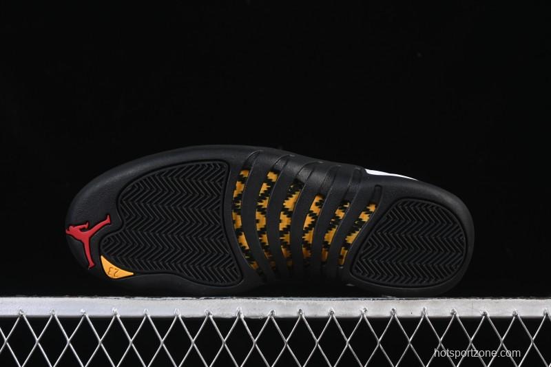 Nike Air Jordan 12 Retro Taxi Gold Buckle Basketball Shoes - CT8013-117