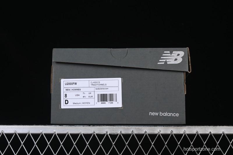 New Balance 2000 Series Retro Dad Style Casual Sports Running Shoes - U2000FW