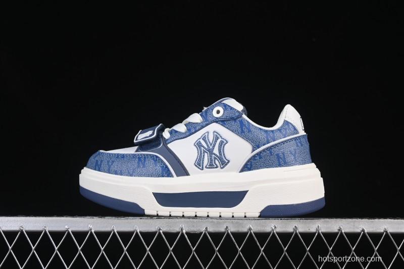 New York Yankees Chunky Liner Pocket Monogram Height-Increasing Thick Sole Casual Running Shoes - 3ASXP025N50NYS