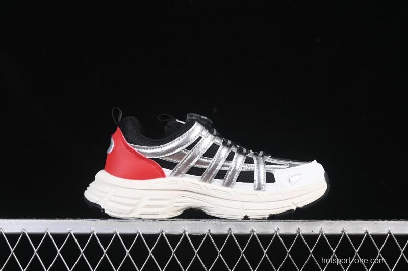 Nike P-6000 Retro Casual Sports Kids Shoes - Silver Red Black Swoosh