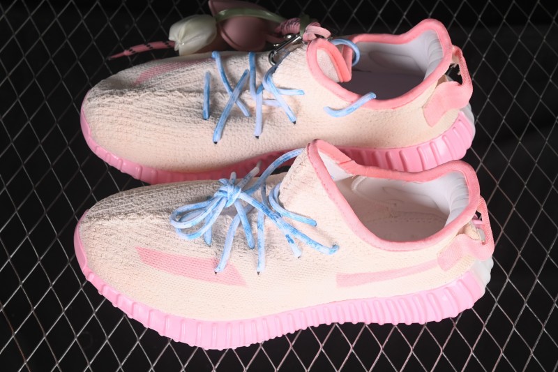 Adidas Yeezy 350 Boost V2 Running Shoes with Pink Watermelon Design - CP9366