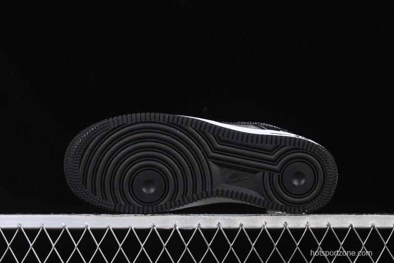 Nike Air Force 1 '07 Low Gucci Collaboration Litchi Grain Print Casual Sneakers - AH8462-002