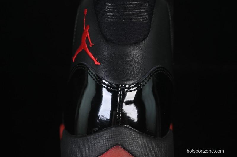 Nike Air Jordan 11 Retro Black Red Basketball Shoes - 378037-326