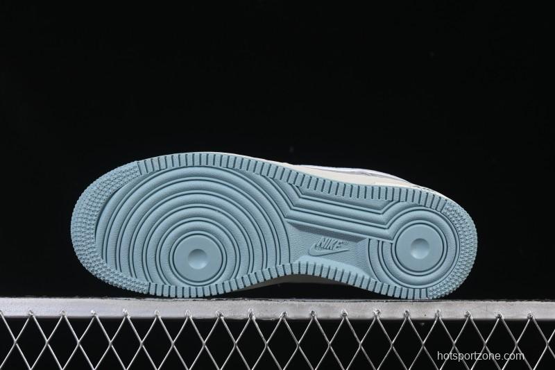 Nike Air Force 1'07 Low Gucci Collaboration Gray Blue Casual Sneakers - YF9511-800
