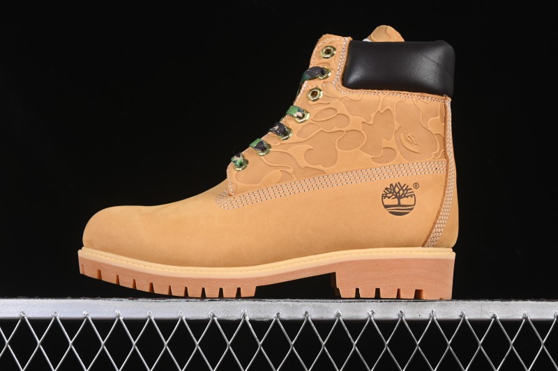 Timberland Bape Undefeated Triple Collaboration Limited Edition Waterproof Boots - TB0A1R7Y231