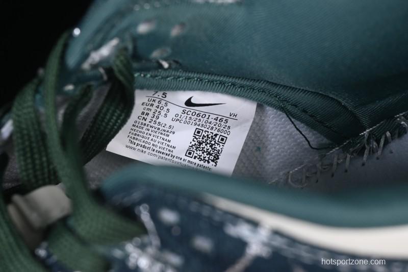 Nike SB Dunk Low BAPE Collaboration White Army Green Anniversary High-End Custom Low-Top Casual Skate Shoes - SC0601-465