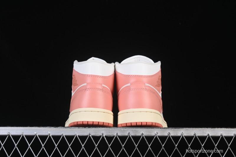 Nike Air Jordan 1 Mid AJ1 Orange Sunshine - DQ8426-180