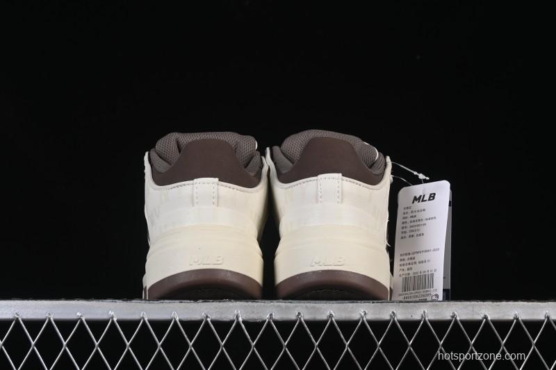 New York Yankees Chunky Liner Magic Strap Lightweight Platform Casual Sneakers - 3ASXW015N50BRS