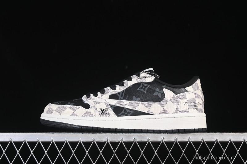 Nike Travis Scott x Fragment Design x Air Jordan 1 Low OG SP AJ1 Low-top Casual Sneakers - SC0601-050