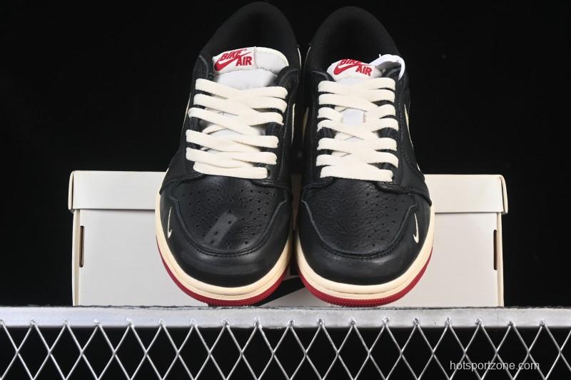 Nike Nigel Sylvester x Air Jordan 1 Low Casual Lifestyle Sneakers - IB8958-001