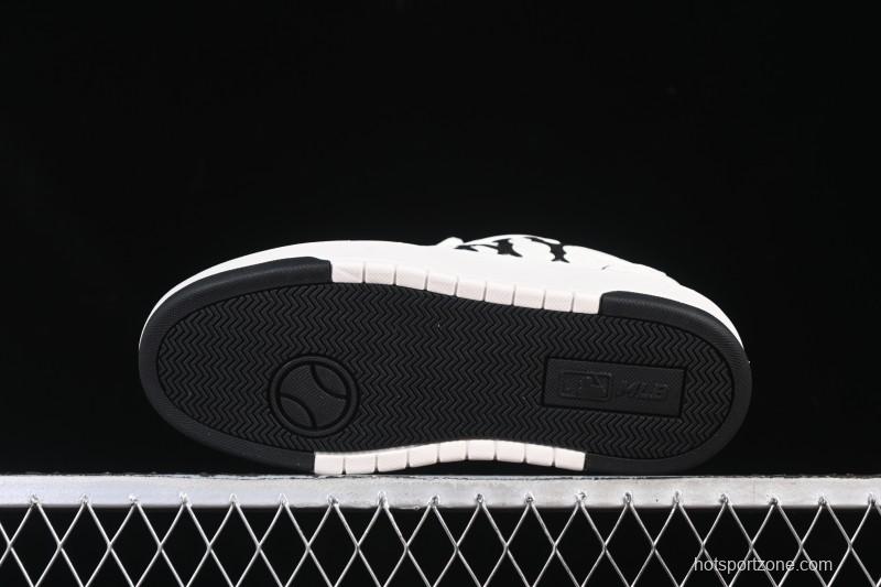 New York Yankees Bigball Chunky Embo Monogram Height Increasing Thick Sole Casual Sneakers - 3ASXE035N50CRL