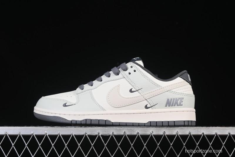 Nike SB Dunk Low Anniversary High-End Custom Mint Gray Low-Top Casual Skate Shoes - JP1628-056