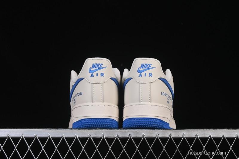 Nike Air Force 1 '07 Low LV Collaboration Mesh Panel Light Blue Low-Top Casual Sneakers - QW5836-025