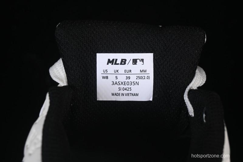 New York Yankees Bigball Chunky Embo Monogram Height Increasing Thick Sole Casual Sneakers - 3ASXE035N50CRL