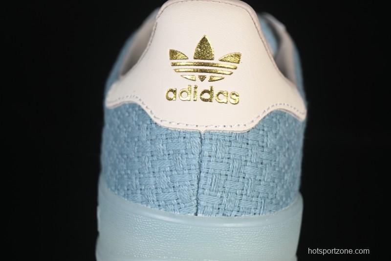 Adidas Originals Gazelle Indoor Retro Casual Slip-Resistant Wear-Resistant Low-Top Skate Shoes - JR8852