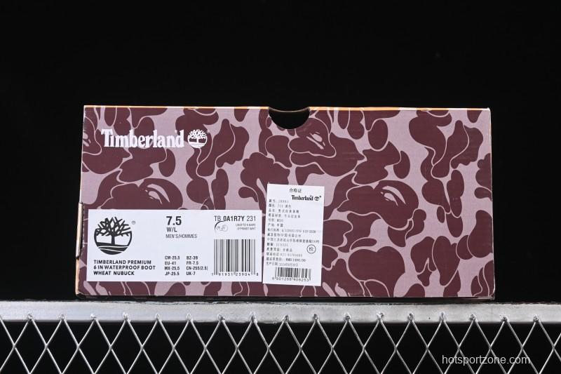 Timberland Bape Undefeated Triple Collaboration Limited Edition Waterproof Boots - TB0A1R7Y231