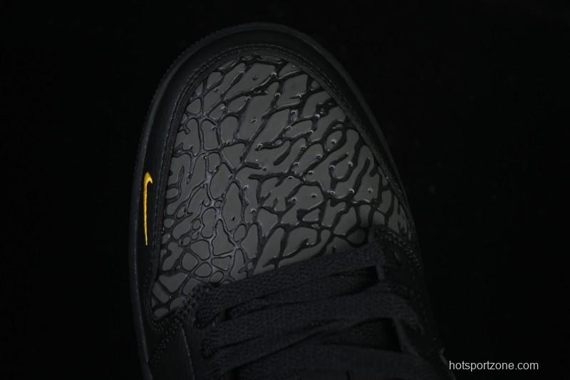 Nike Air Jordan 1 Low Elephant Print Casual Sneakers - IM6568-010